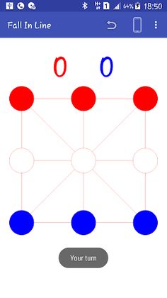 Fall In Line - tic tac toe V2 - Screenshot 1