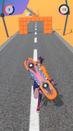 CyberRun Girl - Screenshot 2