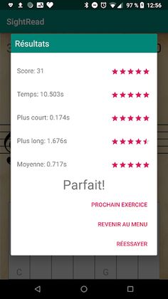 Musicio Sight Reading - Screenshot 2