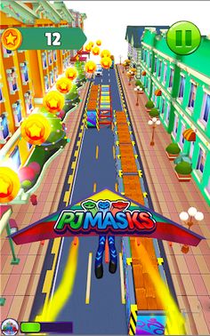 Subway Pj Heroes Run Moonlight - Screenshot 3