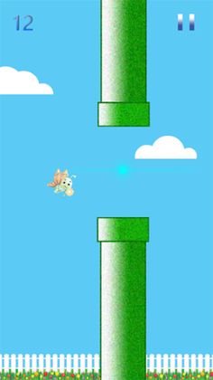 Flappy cute Butterfly - Screenshot 2