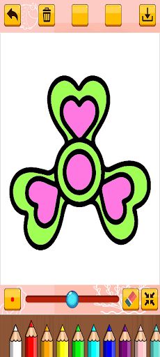 Fidget Spinner Coloring - Screenshot 4