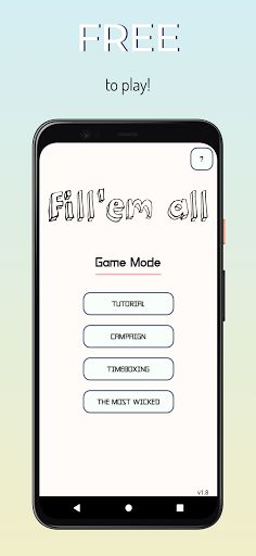 Fill'em All - Unsolved Tile Nu - Screenshot 1