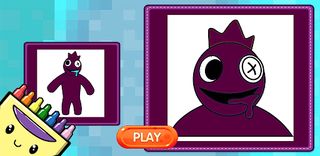 Rainbow Friends coloring book - Screenshot 1