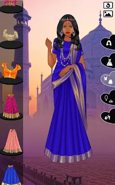 Indian Sari dress up - Screenshot 4