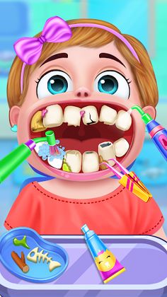 Dentist Games - Kids Superhero - Screenshot 1
