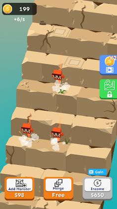 Rolling Monsters Merge - Screenshot 1