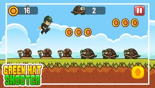 Green Hat Shooter - Screenshot 2