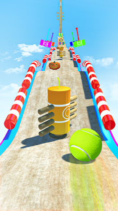 3D Sky Rolling Going Ball Game - Screenshot 4