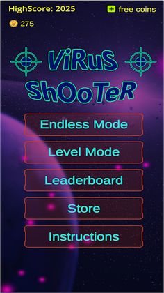 Virus Shooter : Shooting game - Screenshot 1