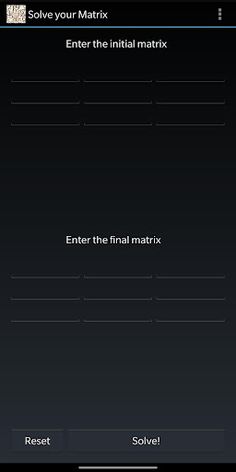 Solve Your Matrix - Screenshot 1