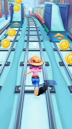 Railway 3D Surf - Screenshot 3