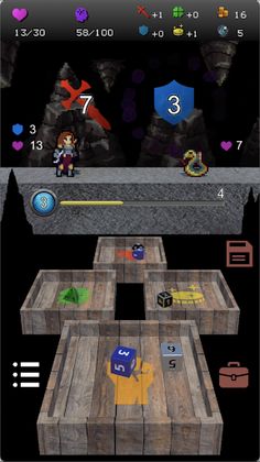 Dice Cave TRPG-like roguelike - Screenshot 2