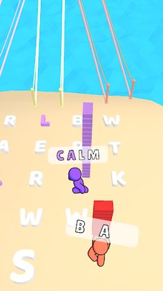 Word Race 3D - Screenshot 2