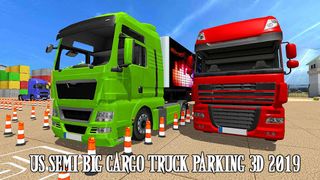 US Semi Big Cargo Truck Parkin - Screenshot 1