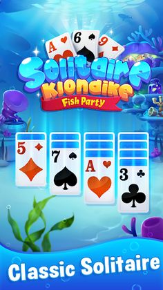Solitaire Klondike：Fish Party - Screenshot 1