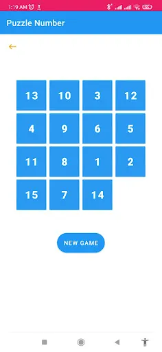 لعبة ترتيب الأرقام - Screenshot 1