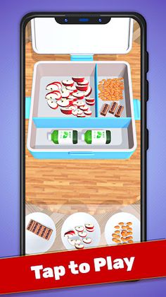 Lunch Box Organizer! Fill Sort - Screenshot 1