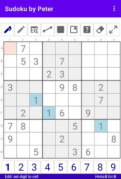 Sudoku by Peter - Screenshot 1