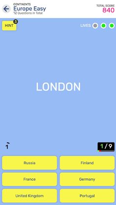 Capitals - Screenshot 2