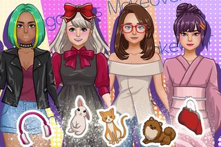 Manga Girls Makeover - Dress u - Screenshot 2