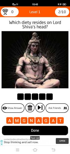 Hindu Mythology Quiz | Indian  - Screenshot 3