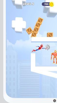 Rope Hero: Swing Man Game - Screenshot 1