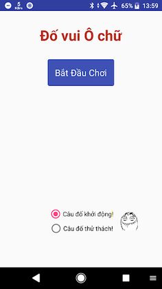 Đố vui ô chữ -  Tro choi o chu - Screenshot 1