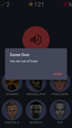 Rapper Soundquiz (Fan-App) - Screenshot 3