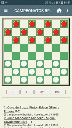 Campeonatos Damas Brasileira - Screenshot 3