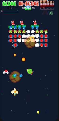 Galaxiga Retro Arcade Action - Screenshot 2
