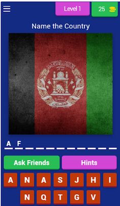 Geo Quiz: Name the Country - Screenshot 1