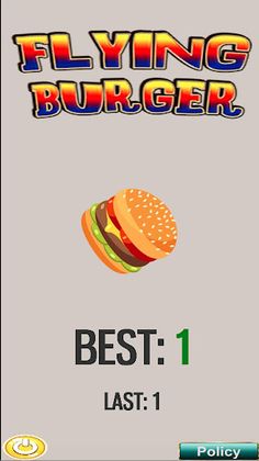 Flying Burger - Tap Tap - Screenshot 1