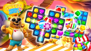 Game Match 3: Sweet Candy - Screenshot 2