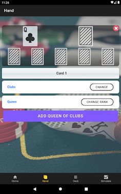 Poker Odds Emulator Lite - Screenshot 4