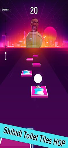 Skibidi Toilet tiles hop music - Screenshot 3