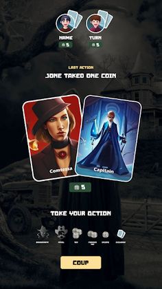 Coup board game - Screenshot 2
