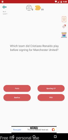 Football Games Quiz - Screenshot 4