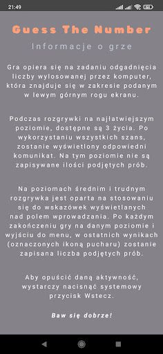 Guess The Number - Screenshot 3