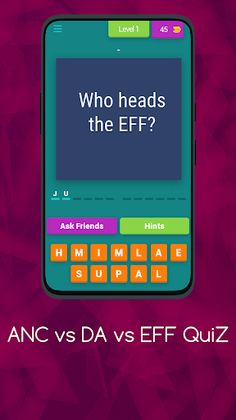 ANC VS DA VS EFF QUIZ - Screenshot 4