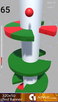 Helix Tower Bounce Ball - Screenshot 1