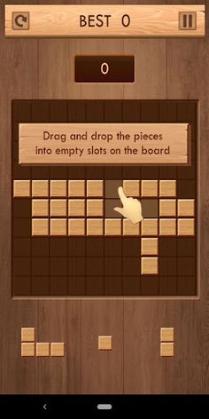 Wood Block Crush - Puzzle Game - Screenshot 2