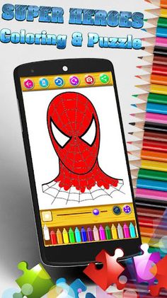 Super Heroes Coloring Book & P - Screenshot 3