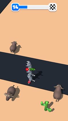 Racoon Racing 3D - Screenshot 3