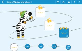 Wörter schreiben 1 mit Zebra - Screenshot 2