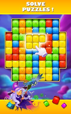 Witch Cube Blast: Match Game - Screenshot 1