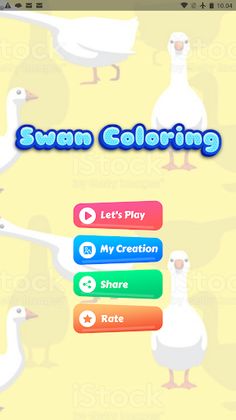 Goose coloring game - Screenshot 1