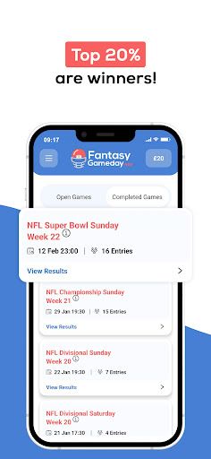 FantasyGamedayApp - Screenshot 4