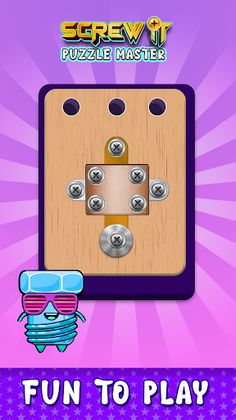 Nuts & Bolts Screw Pin Puzzle - Screenshot 1