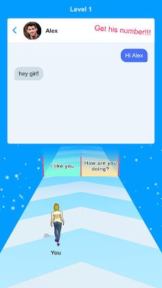 Flirt Texting Run - Screenshot 3